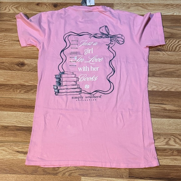 Simply Southern Light Pink Short Sleeve Tee - Picture 6 of 6